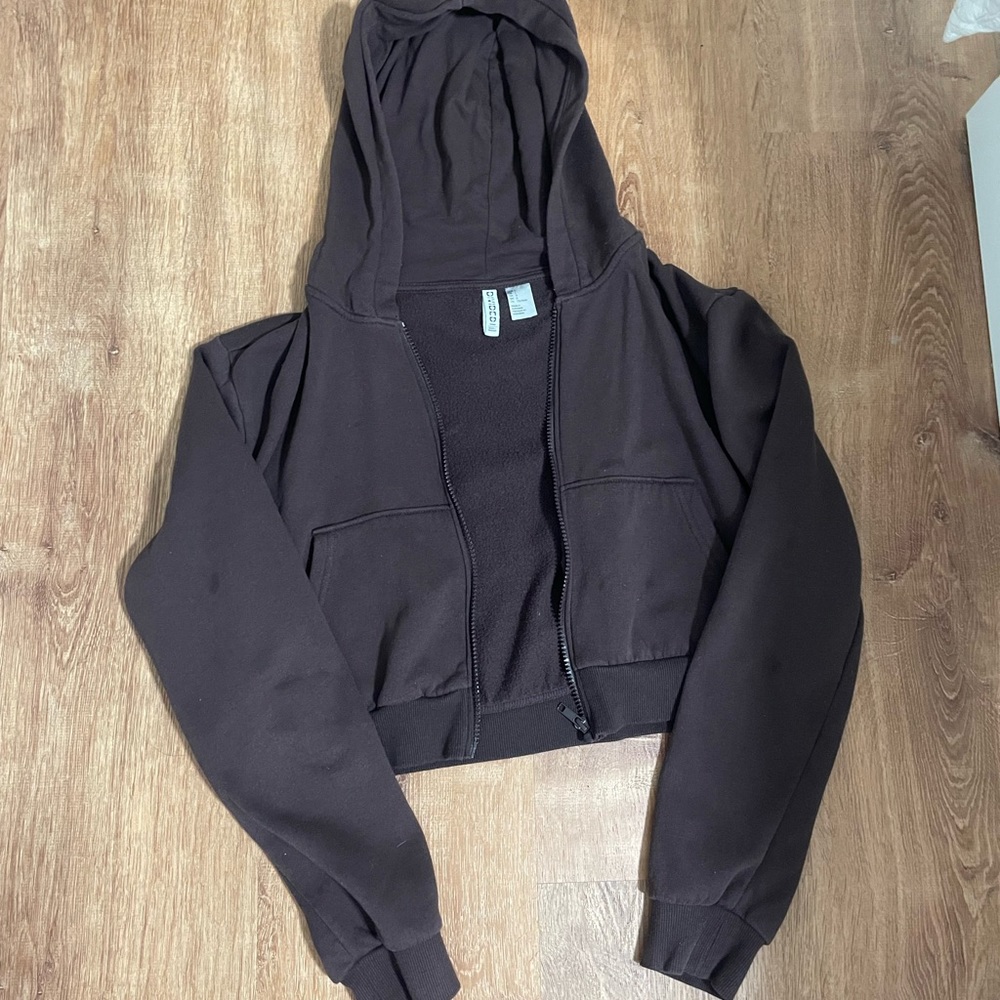 H&M Cropped Zip Up